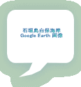 石垣島白保海岸 Google Earth 画像